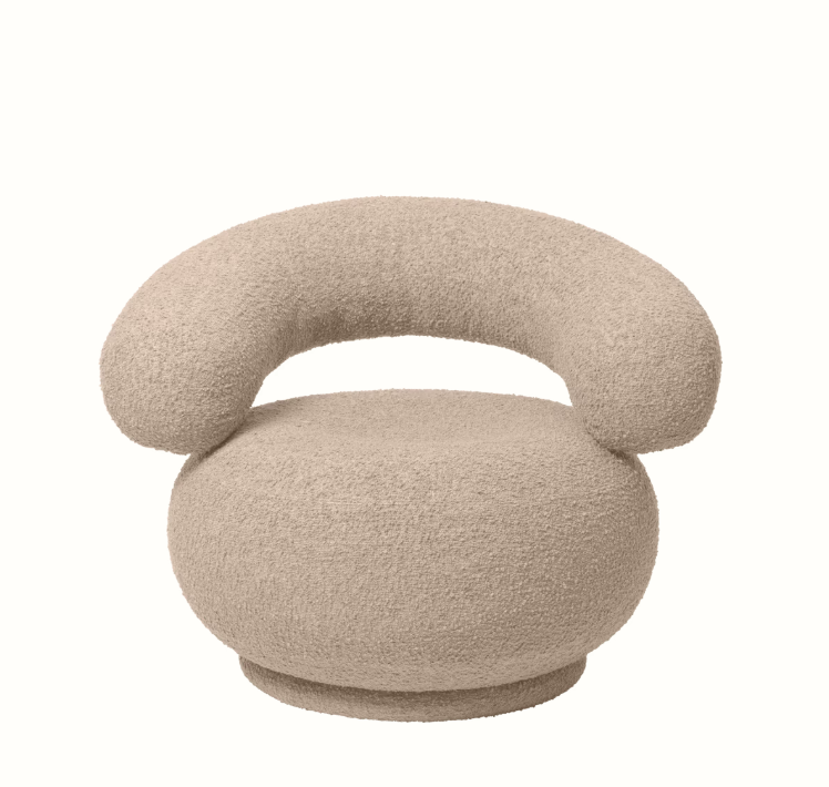 FERM LIVING | ORBO LOUNGE CHAIR SWIVEL | $3,569.00