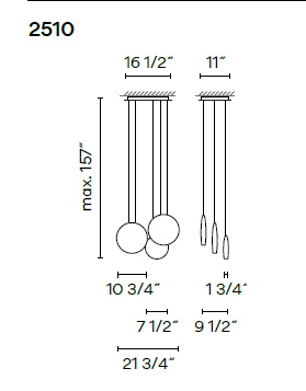 VIBIA | COSMOS PENDANT | from $ 3,174.00