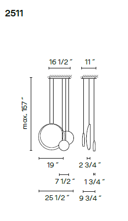 VIBIA | COSMOS PENDANT | from $ 3,174.00
