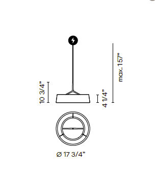 VIBIA | DAMA PENDANT | $ 3,443.00