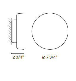 VIBIA | DOTS GLASS WALL |$ 1,908.50