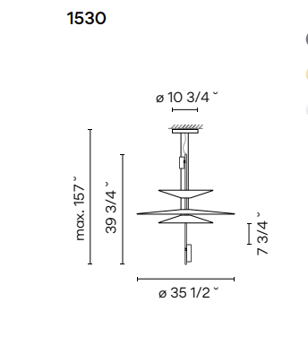 VIBIA | FLAMINGO PENDANT | from $ 5,268.00