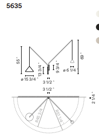 VIBIA | NORTH WALL | from $5,442.00
