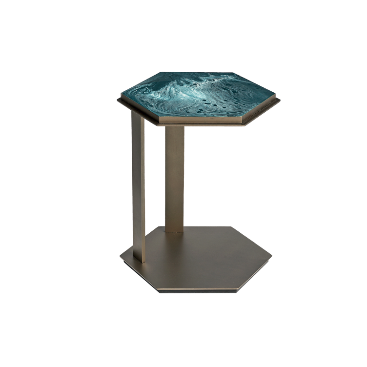 SHAKE | HEX SIDE TABLE | $3,060.00