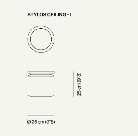 VENICEM |STYLOS CEILING | $2,920.00- $3,780.00