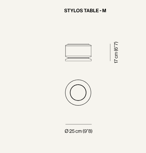 VENICEM | STYLOS TABLE LAMP | $3,265.00 - $5,616.00