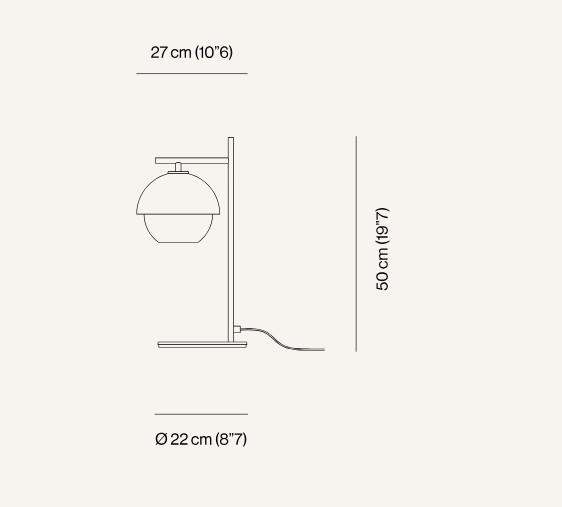 VENICEM | URBAN TABLE LAMP | $3,310.00