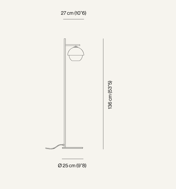 VENICEM | URBAN FLOOR 1 LAMP | $4,138.00