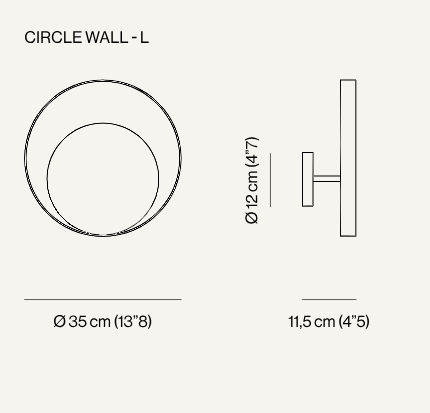 VENICEM | CIRCLE WALL LIGHT | $2,045.00 - $2,395.00