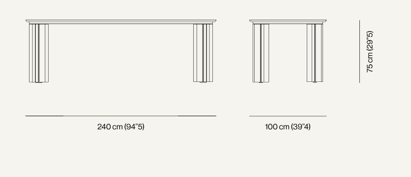 VENICEM | SERGE TABLE | $30,240.00 - $38,016.00