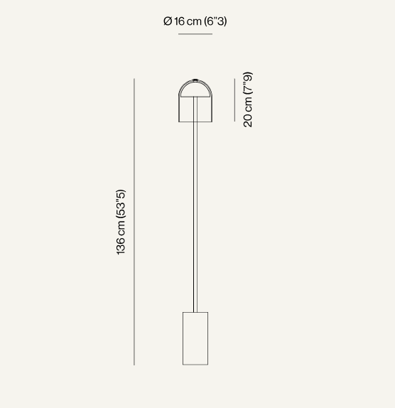 VENICEM | DOMA FLOOR LIGHT | $4,650.00