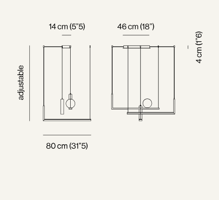 VENICEM | LESS SUSPENSION LAMP |$9,685.00 -  $16,450.00