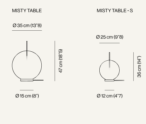VENICEM | MISTY TABLE LAMP | $3,715.00 - $3,970.00