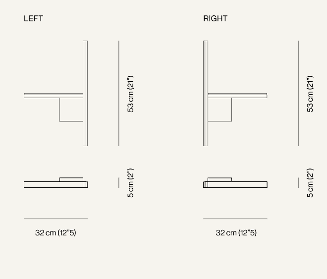 VENICEM | ESSENCE ALMOST WALL LIGHT | $3,880.00
