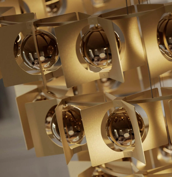 MASIERO | GIROUETTE SUSPENSION LAMP - LARGE | $3,502.00