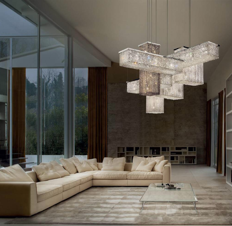 MASIERO | CUBO SUSPENSION LAMP | $19,025.00