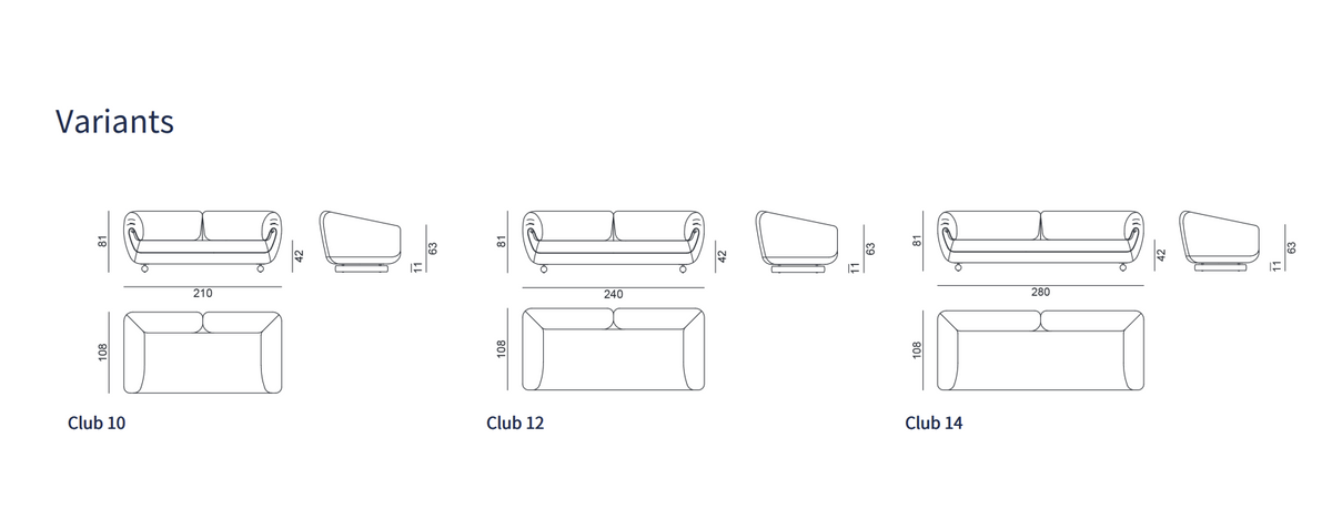 CLUB SOFA | GERVASONI