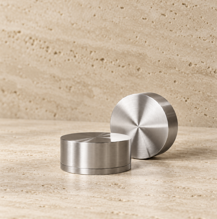PIETRA CASA | Three-Hole Basin Mixer, Smooth Handle, Central Square Spout H5.9in (150mm) | $1,734.00 - $2,494.00