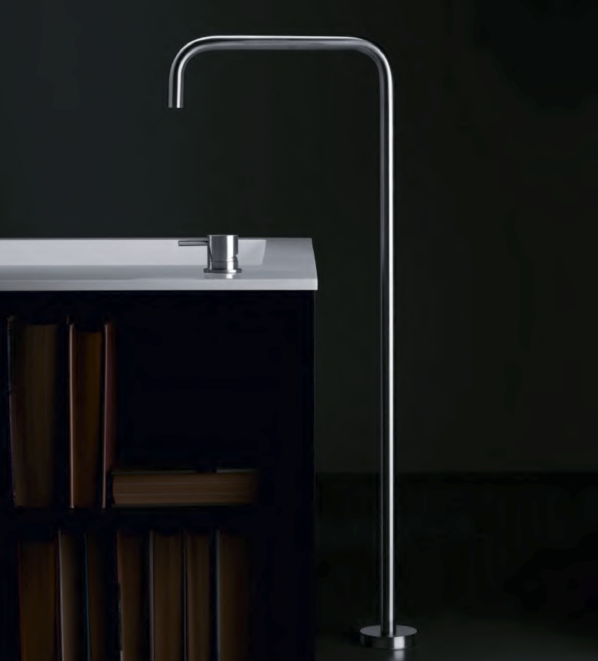 PIETRA CASA | Freestanding Bathtub Square Spout, H34.1in (865mm) | $784.00