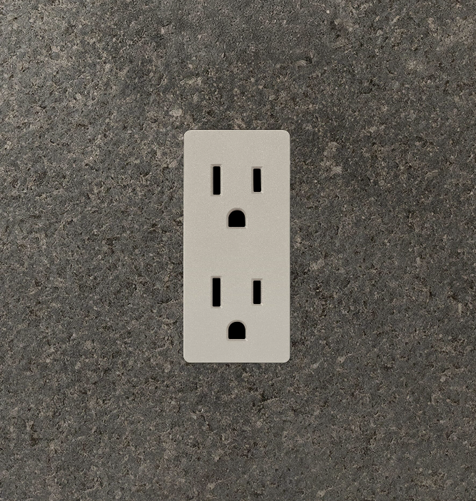 PRADO | UNIFIT OUTLET COVER PLATE - DUPLEX SQUARED | $34.00