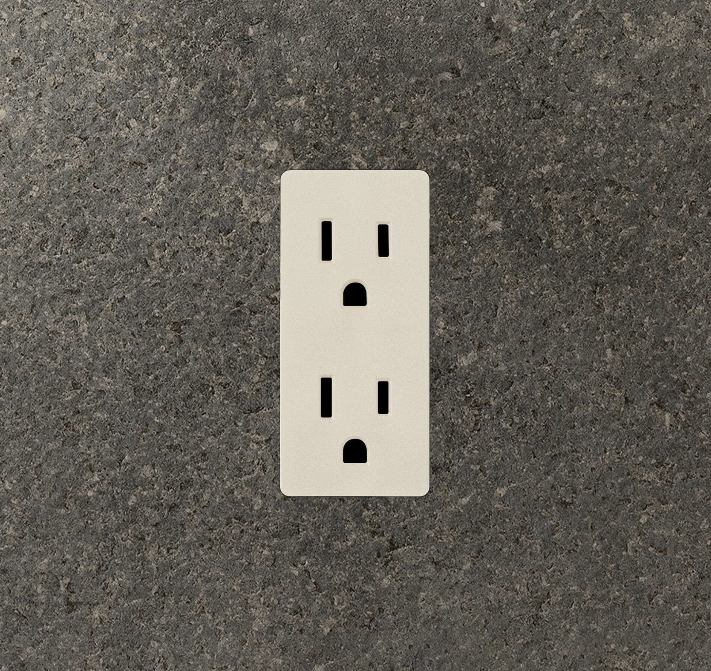 PRADO | UNIFIT OUTLET COVER PLATE - DUPLEX SQUARED | $34.00