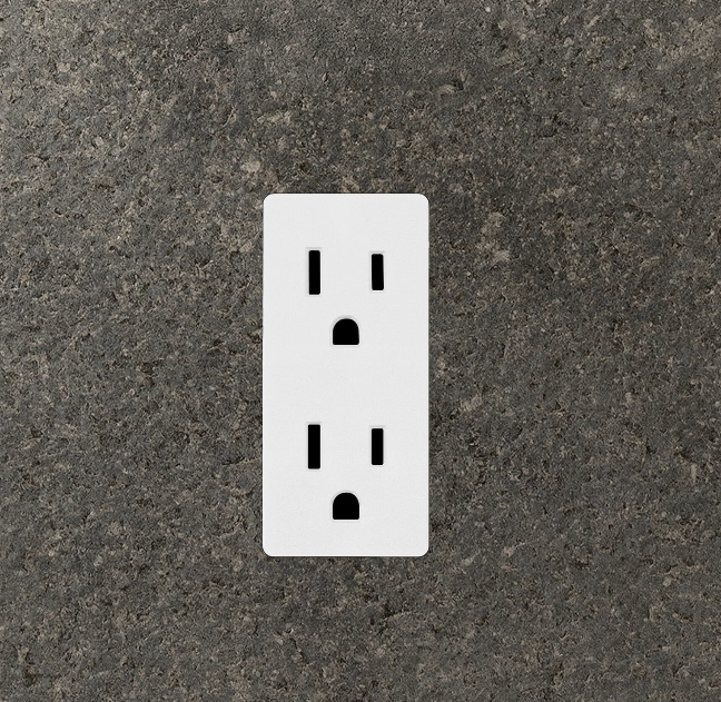PRADO | UNIFIT OUTLET COVER PLATE - DUPLEX SQUARED | $34.00