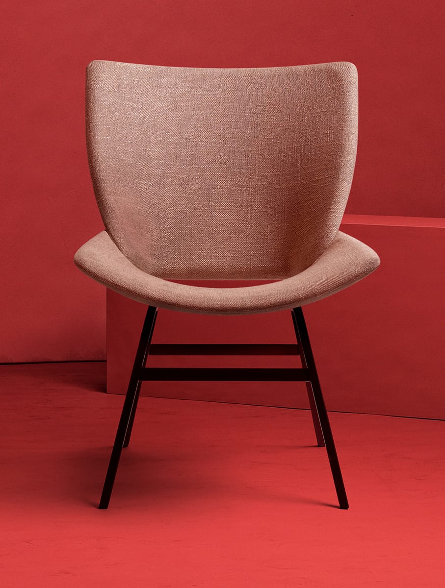 Shell Lounge Chair fully upholstered