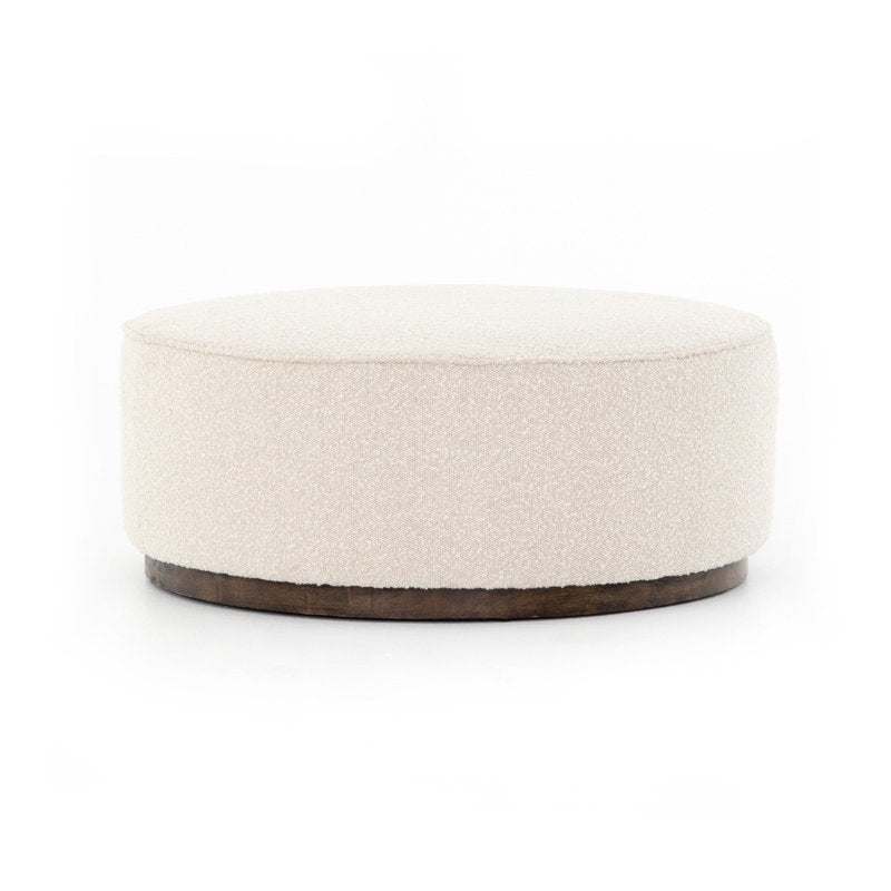 Sinclair Large Round Ottoman by Four Hands