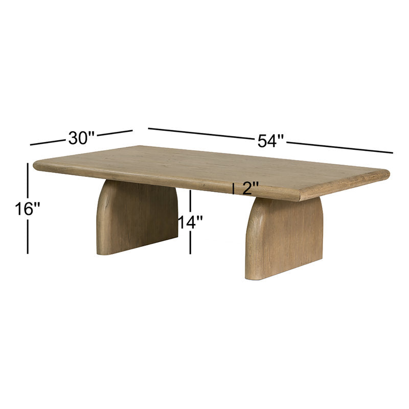 Four Hands Sorrento Solid Wood Coffee Table