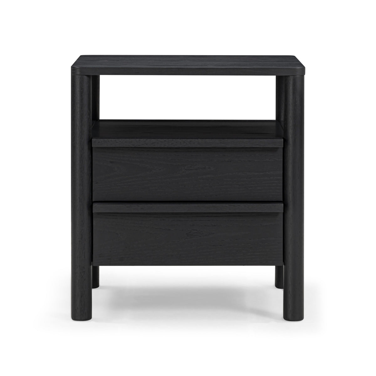 Tyra 22" Ash 2-Drawer Nightstand