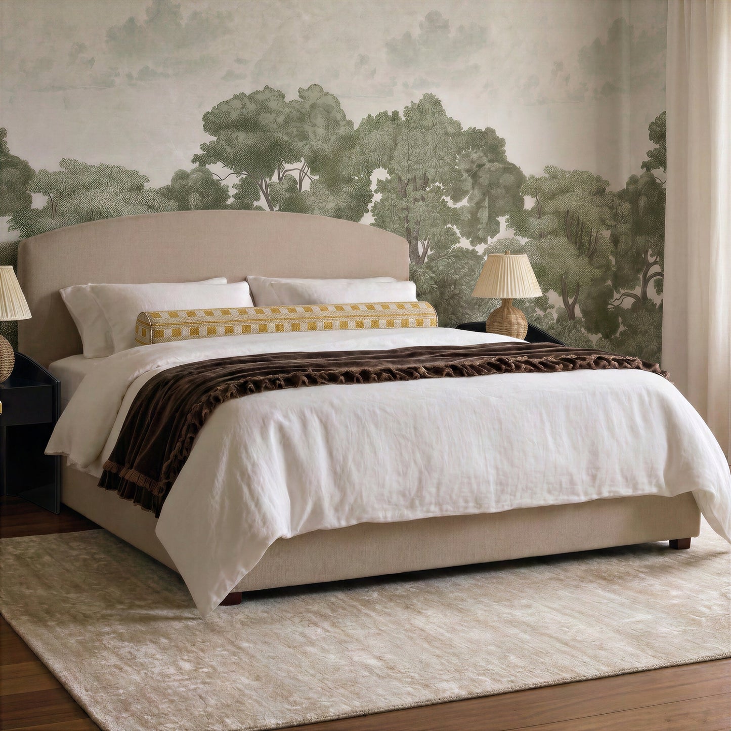 TOV FURNITURE | Leah Performance Chenille Bed | Starting at $1,625.03