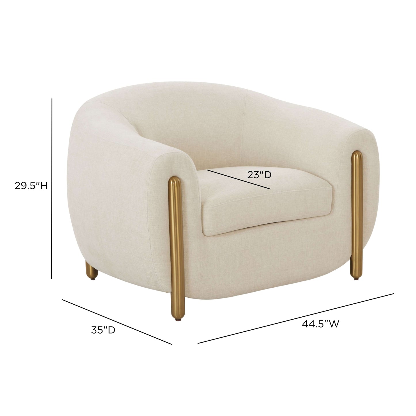 TOV FURNITURE | Lina Accent Chair by Inspire Me! Home Decor | $1,681.13