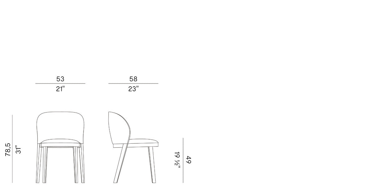 POTOCCO | Trousse Dining Chair