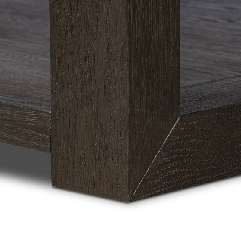 Four Hands Thomas Square Coffee Table Dark Anthracite Oak