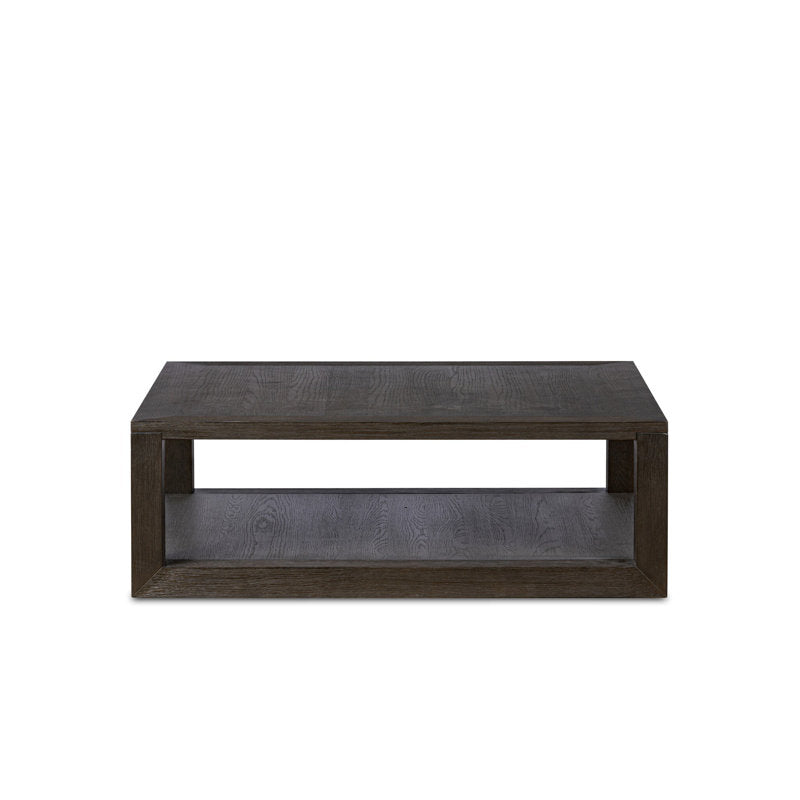 Four Hands Thomas Square Coffee Table Dark Anthracite Oak