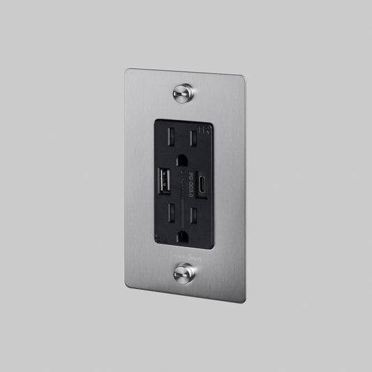 1G COMBINATION DUPLEX OUTLET AND USB A + C CHARGER / CAST BY BUSTER + PUNCH from $121