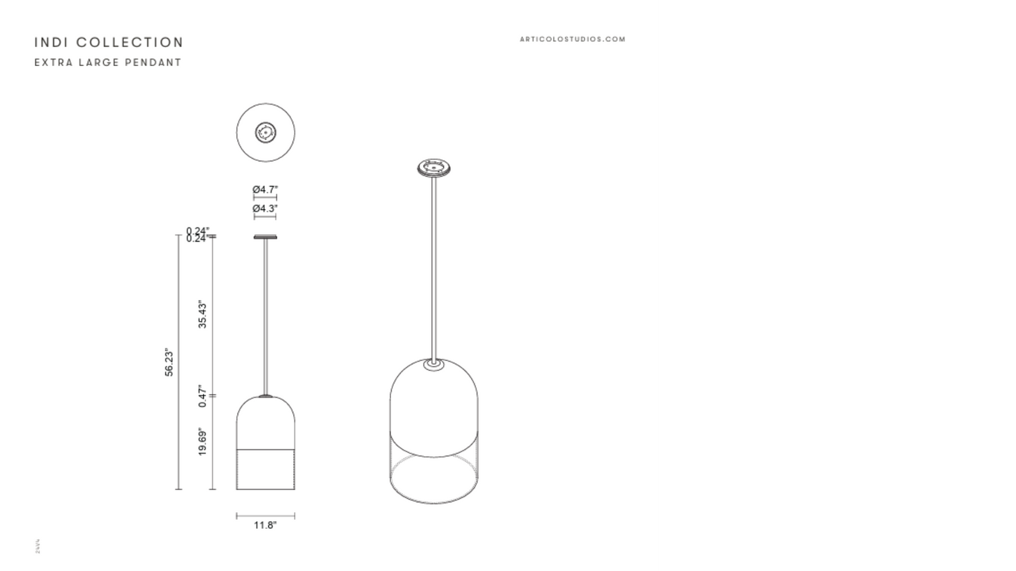 ARTICOLO I INTERIOR LIGHTING I INDI SINGLE PENDANT