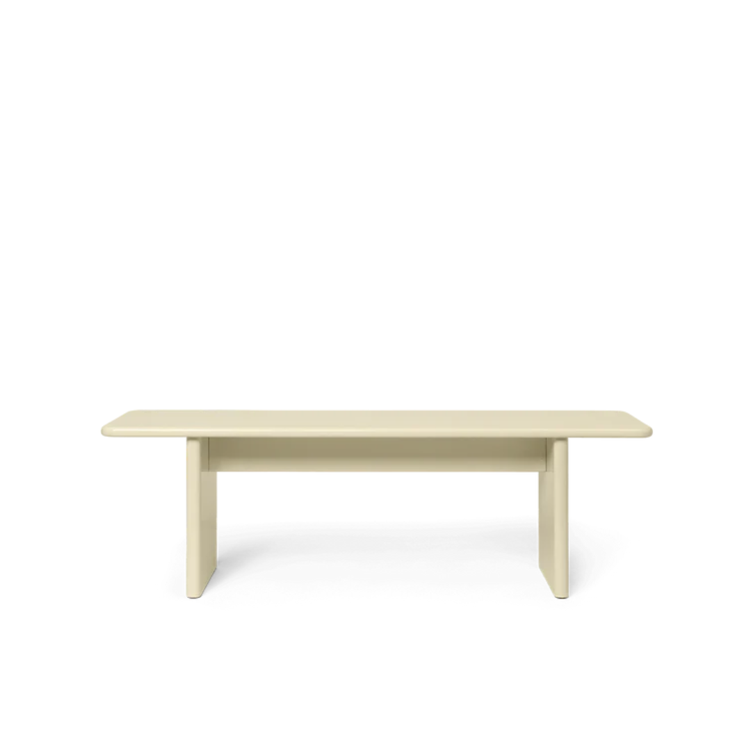 FERM LIVING | RINK BENCH - SMALL - EGGSHELL | $725.00
