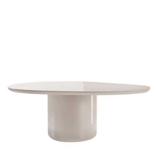 SECOLO | LAGHI I GLOSSY TORTORA WOOD DINING TABLE | $15,455