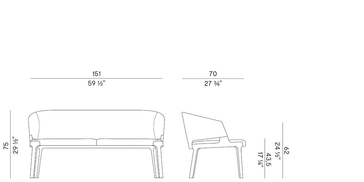 POTOCCO | Velis Sofa