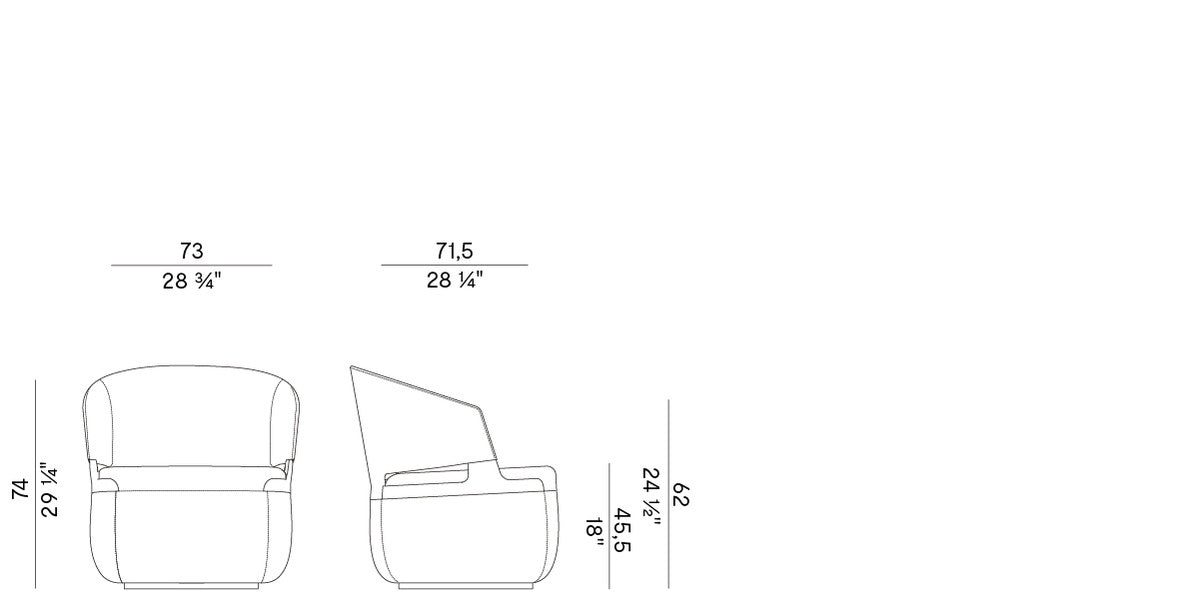 POTOCCO | Velis Armchair