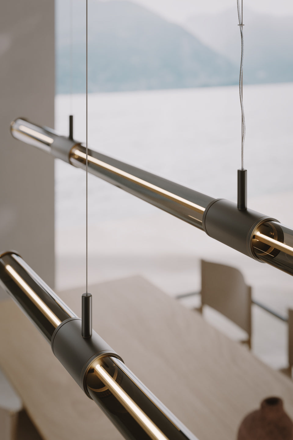 VENICEM - CROSS LINEAR CHADELIER | $6,048.00