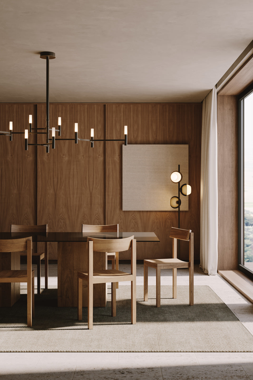 VENICEM | URBAN FLOOR 3 LAMP | $6,567.00