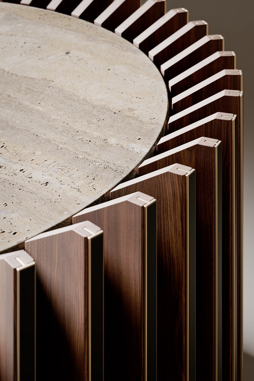 VENICEM | BLADE COFFEE TABLE IN TRAVERTINE | $8,467.00 - $23,846.40