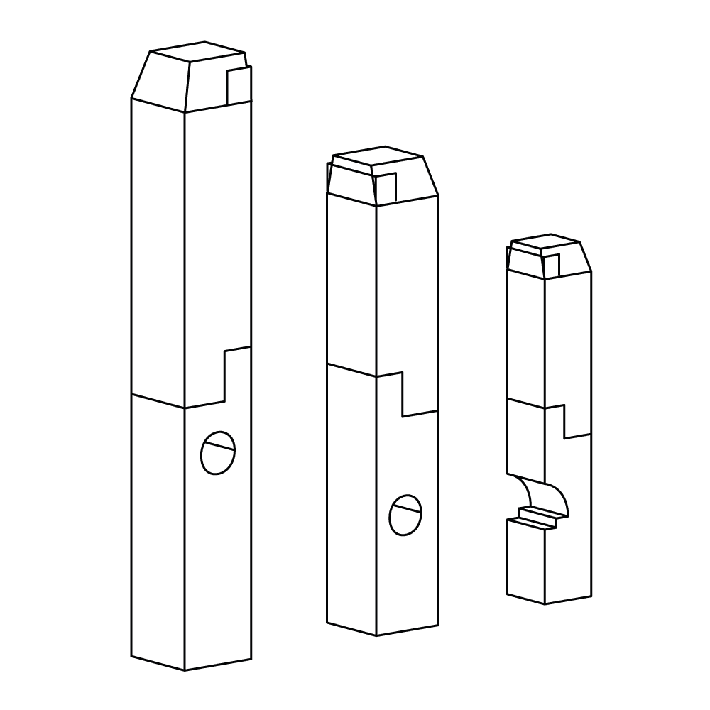 Ville Sculpture floor totems