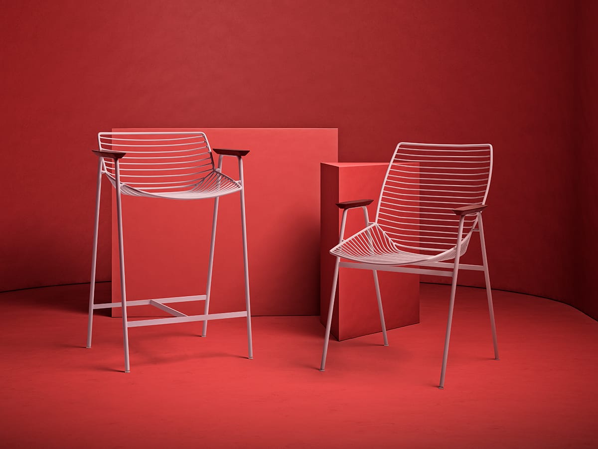 Zelo Armchair with Zelo barstool