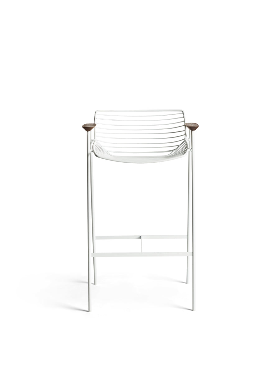 Zelo Barstool with Arms Gervasoni