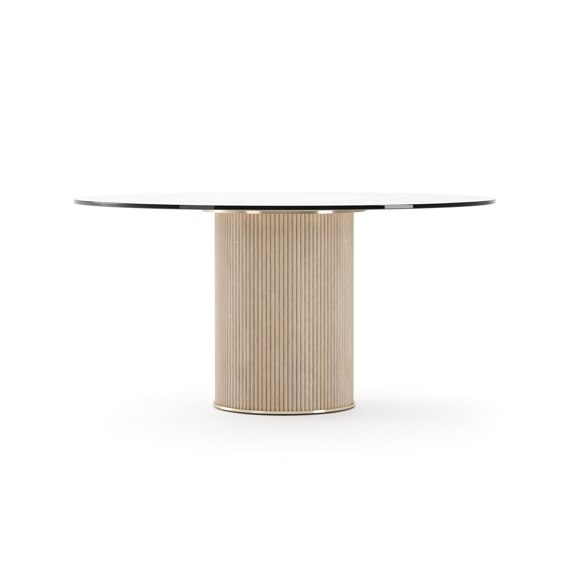 Rhythm Dining Table - 60 Round Glass Top