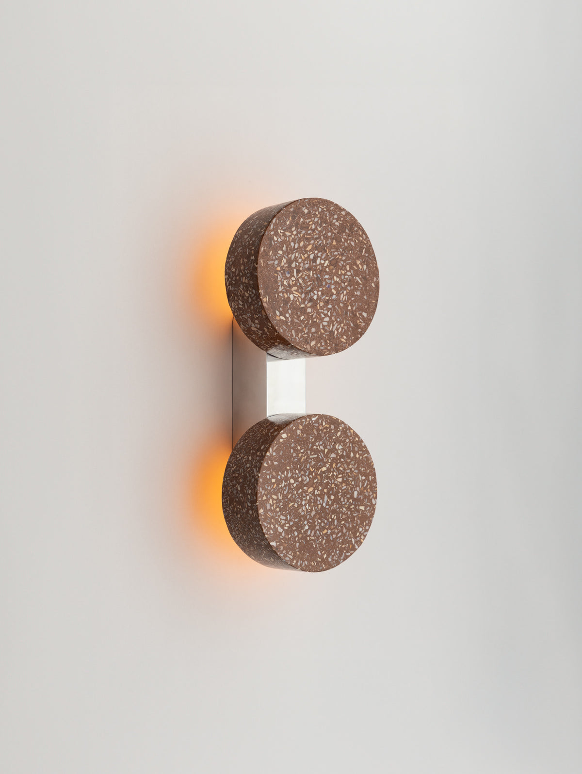 AMBRA FRAGMENTOS DE MAR Round Double Wall Sconce by David Pompa