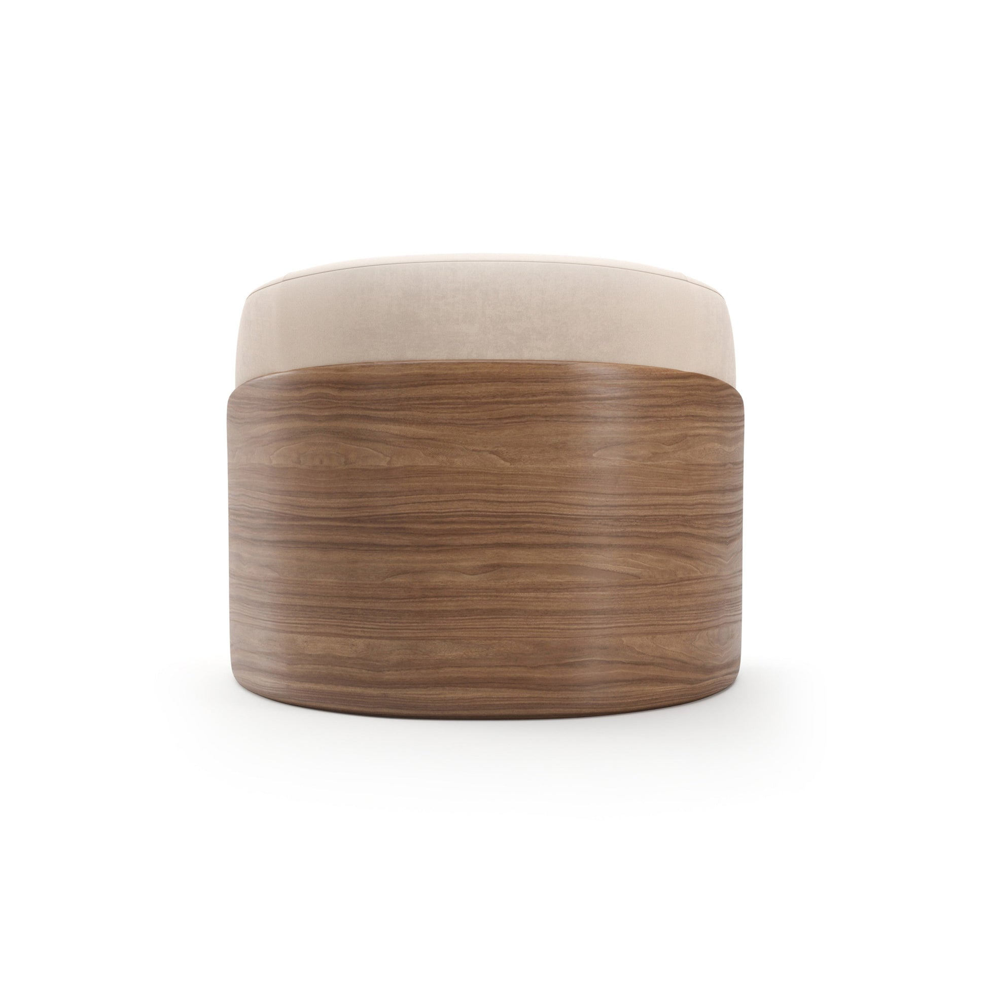 Fleur Wood Back Lounge Chair